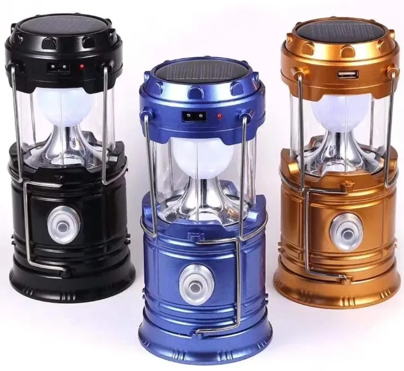 praktyczna słoneczna lampa kempingowa